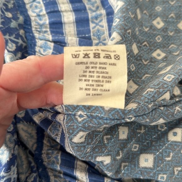 Vintage spell and the Gypsy collective blue oracle skirt Large - Picture 11 of 12